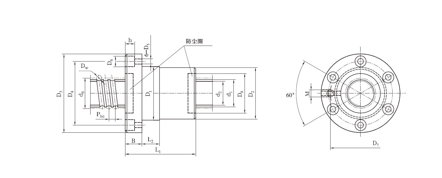 FFQ4008-2滾珠絲杠