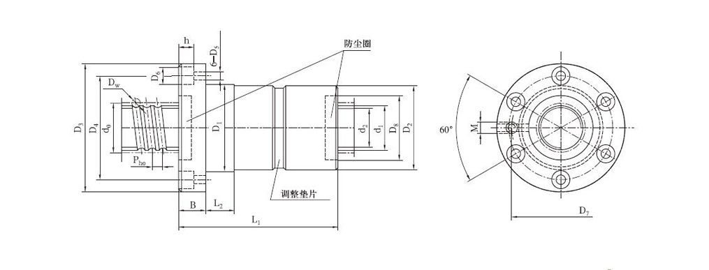 FFZD4012-3滾珠絲杠